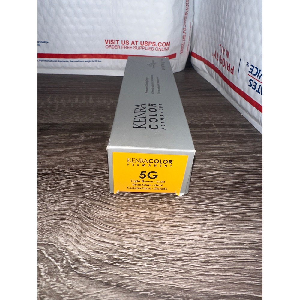 Kenra Color Permanent Coloring‎ Creme 5G Light Brown Gold Hair Dye color